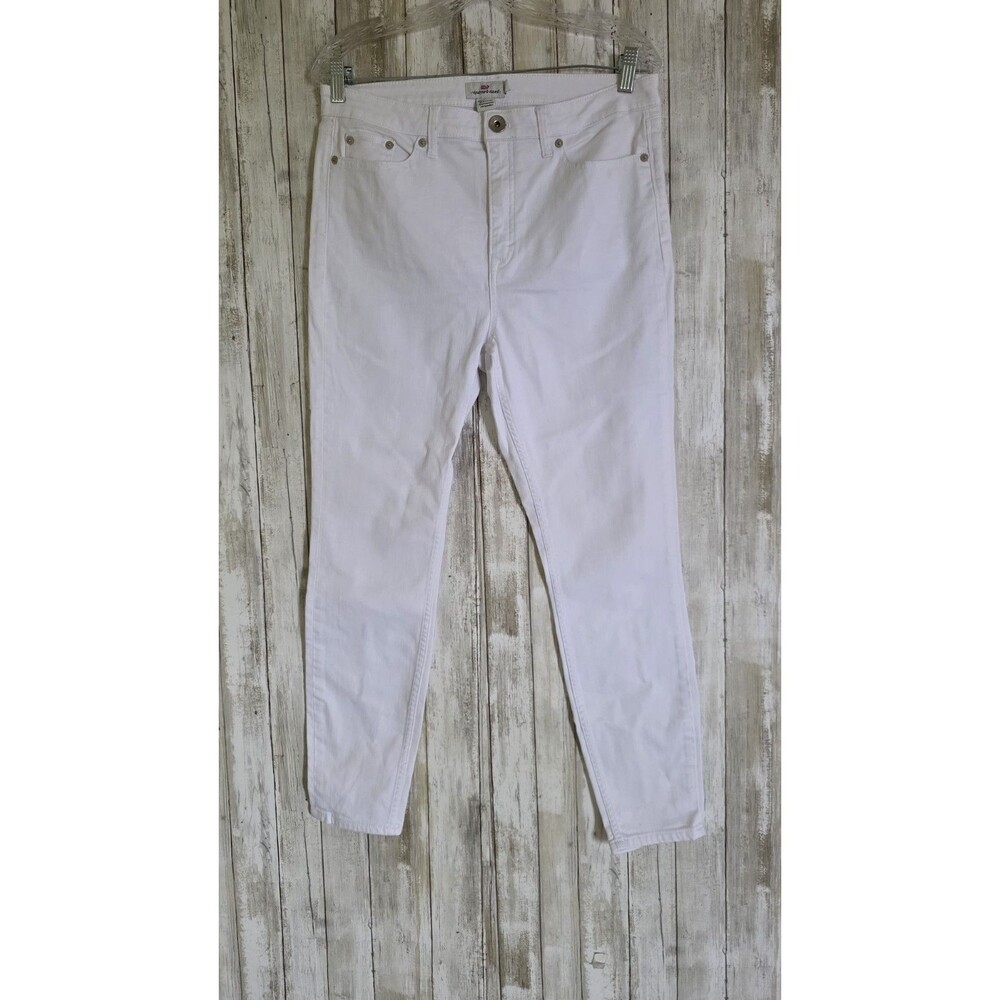 Vineyard Vines High Rise Skinny Jeans Sz 31 White